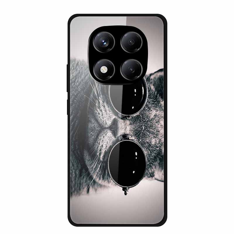 Luxury Case For Redmi Note 14 Pro 4G Tempered Glass Cover For Xiaomi Redmi Note14 Pro 4G Phone Cases Fashion Protective fundas