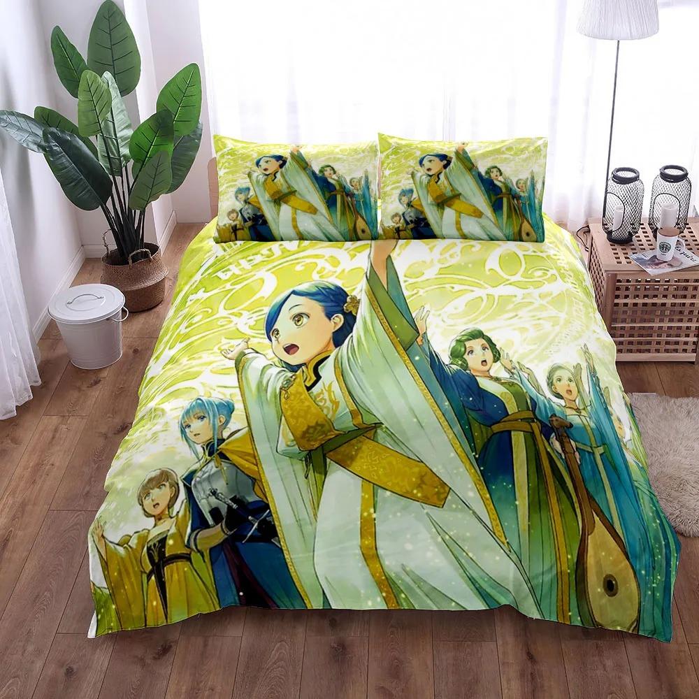 Genshin Impact Duvet Cover Set without sheet King Queen Double Full Twin Single Size Bed Linen Set