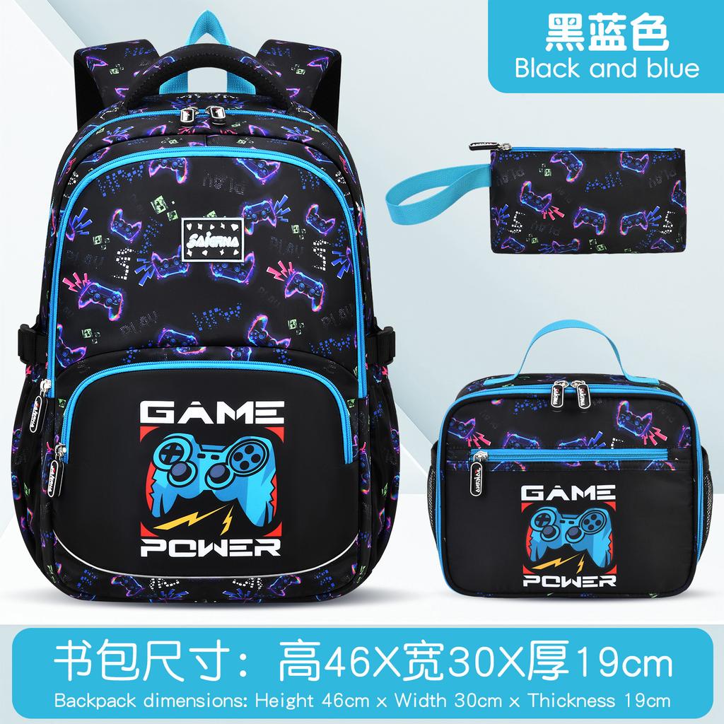 3 Stuks Kinder Schoolrugzak Kinderen Schooltassen Set Meisjes Basisschool Rugzak met Lunchtas Schooltas Boekentas Kinderen Mochilas