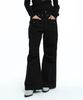 ROUGHNECK Washed Panel Stitch Pants Black