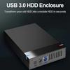 Box na pevný disk USB3.0 Pouzdro na pevný disk 3,5palcový externí kryt Box Externí pouzdro pro PC Příslušenství k notebookům