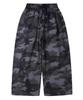 ROCKED GARAGE Unisex All-Season/Fleece-Lined Training Pintuck Balloon Two-Way Wide Pants_Military