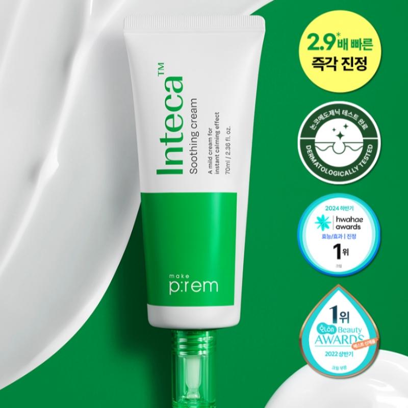 Makeprem [moisture Soothing] Makeprem Inteca Soothing Cream 50ml+31ml Project
