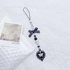 Bowknot Heart Cross Flower Phone Charm Straps Keys Hanging Pendants Bag Decor