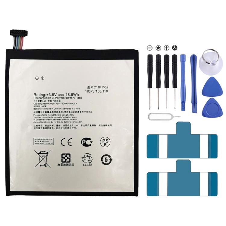 Cheap C11P1502 4890mAh For ASUS ZenPad 10 Z300CG LiPolymer Battery