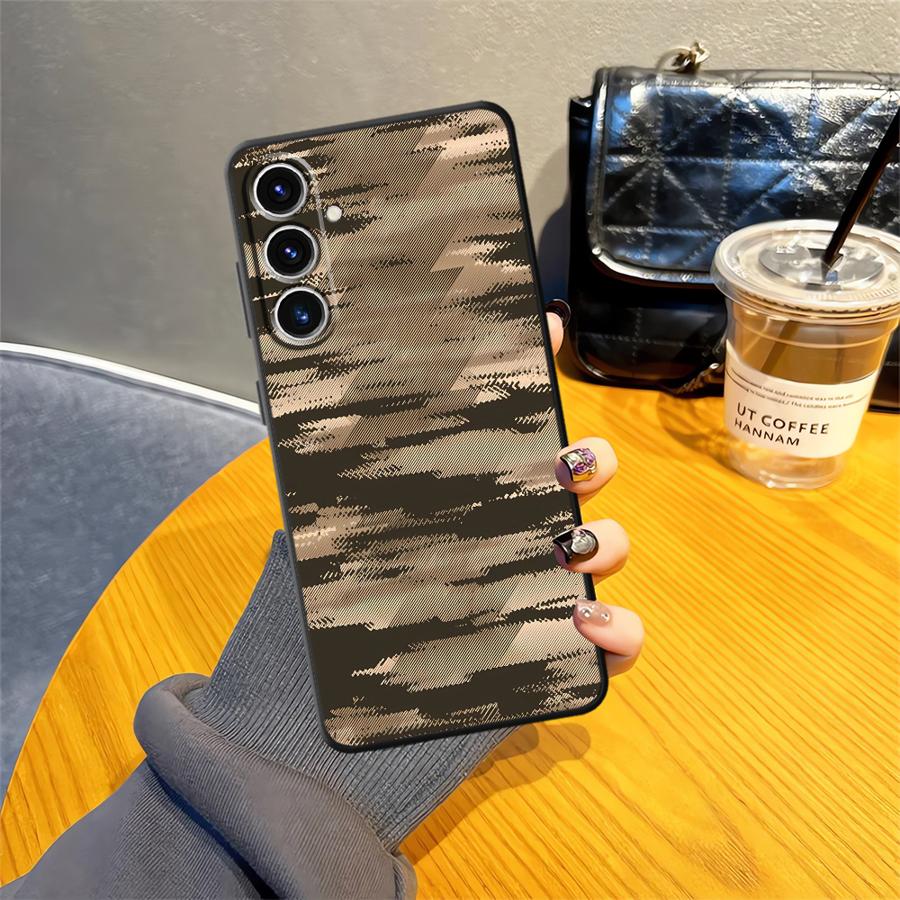Camouflage Pattern Soft Back Phone Cover Case for Samsung Galaxy A24 A31 A16 A21s A22 A23 A33 A34 A14 A15 A35 A41 A51 A52 A54