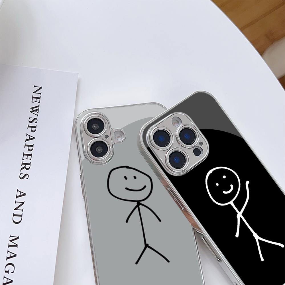 N178 Let Me Make You a Toast Phone Case for iPhone 16 15 Pro Max Samsung S24 S23 Ultra A54 A35 Redmi Note 13 12 Pro Plated Frame Tempered Glass Cover