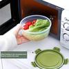 Round Food-Grade Microwave Safe Storage & Lunch Box Set