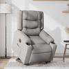 VidaXL Fauteuil inclinable électrique gris nuage tissu 3310281