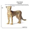 Wild Animal Figurine Set: Jaguar, Cheetah, African Leopard for Kids
