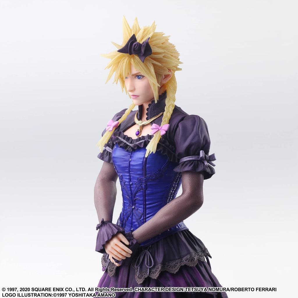 Final Fantasy VII Remake STATIC ARTS Cloud Strife Dress Completed Figure Ver.