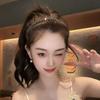 Shiny Rhinestone Headband Non Slip Teeth Design 1/2/4/5/6Pcs Fashion Hair Band for Girls Prom Daily Outing Party Wear