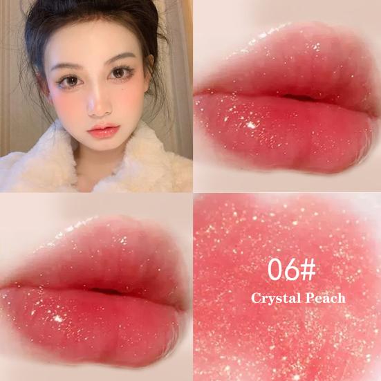 Glaze Lipstick Waterproof Non-sticky Cosmetic Colorful Summer Make Up Lipstick for Beauty
