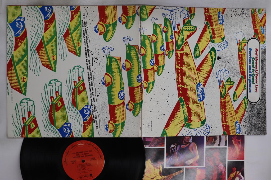 LP Record ROD STEWART FACES - Coast To Coast Overture And Beginne SRM1697 MERCURY 1973 US Rock Used
