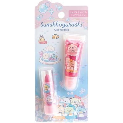 Sumikkogurashi Lippenstift Lipgloss Set FE43401 H155 x B70mm San-X &