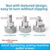 Durable Quick Presser Foot Screw Hand-Tightening Steel Hand-Tightened Bolts Presser Foot Mounting Screws Universal