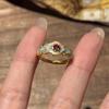 Anello Farfalla Smaltato Viola - Lussuoso e Vibrante, Versatile, Design Inalterabile per Donne