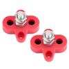 2Pcs Heavy Duty Terminal Stud Power Distribution Negative Post M8 for Trucks RVs Boats