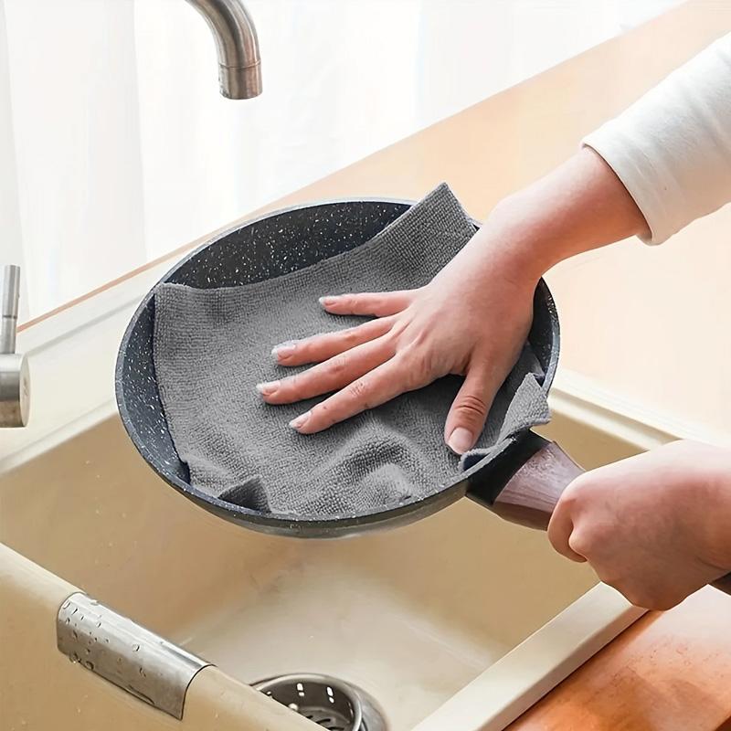 Roll-Type Tearable Lazy Cleaning Cloth: Oil-Stain Resistant Reusable Wipe for Kitchen Dish & Surface Cleaning