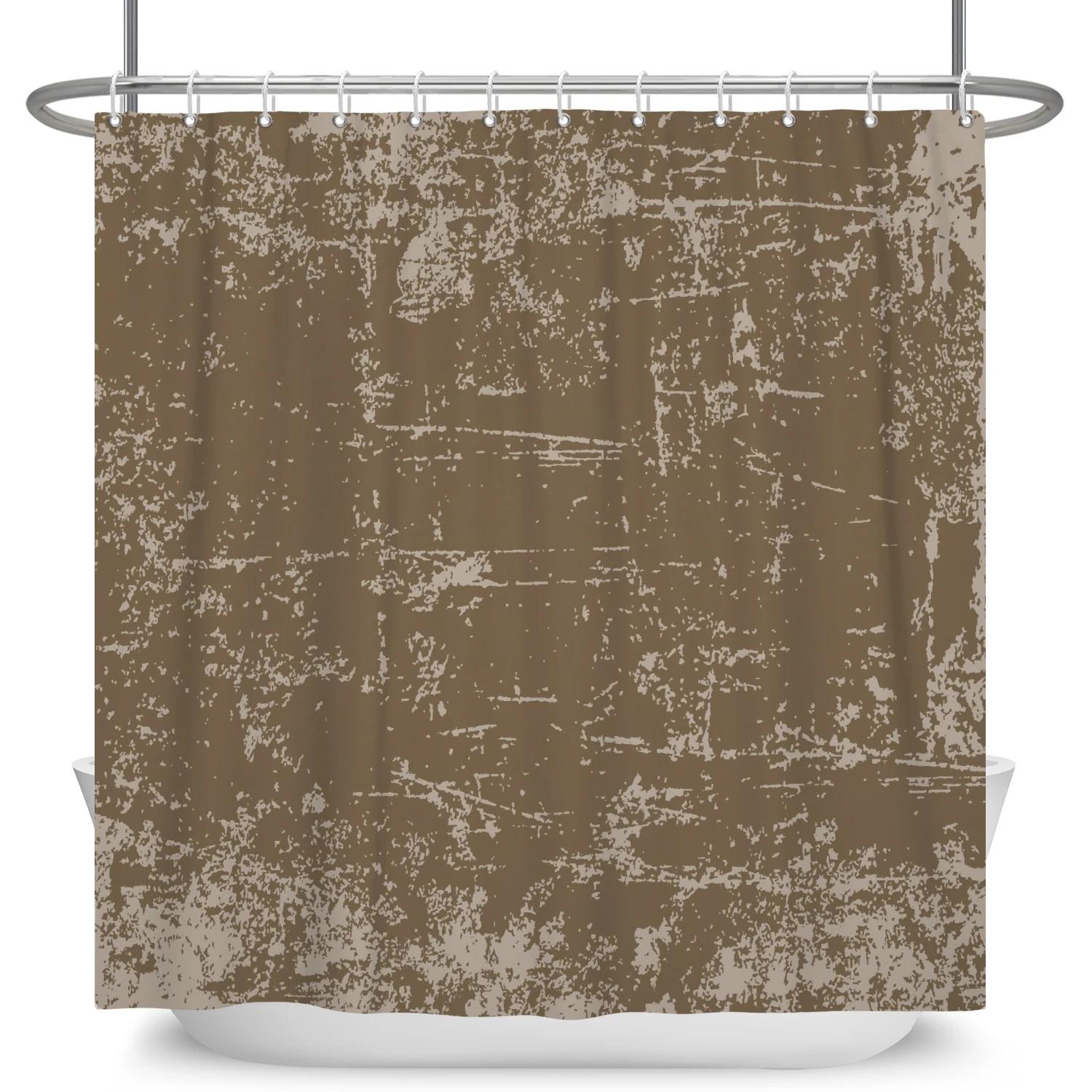 

Abstract Art Grunge Style Oil Painting Vintage Shower Curtains Bathroom Bathtub Decoration Bath Curtain Home Decor With Hooks W60H190(CM)-1 Pcs
