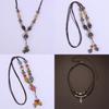 Ethnic Style Bead Neck Chain With Shell And Starfish Decor For Women Spring