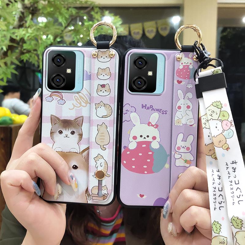 Waterproof Soft case Phone Case For Blackview Oscal C70 Durable Dirt-resistant Phone Holder Lanyard Wristband Anti-dust