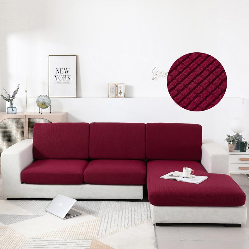 

Thick Sofa Seat Cushion Cover Stretch Couch Cover Furniture Protector Anti-Dust Seat Slipcover For Kids Pets Removable 1pc NS (40-53cm)