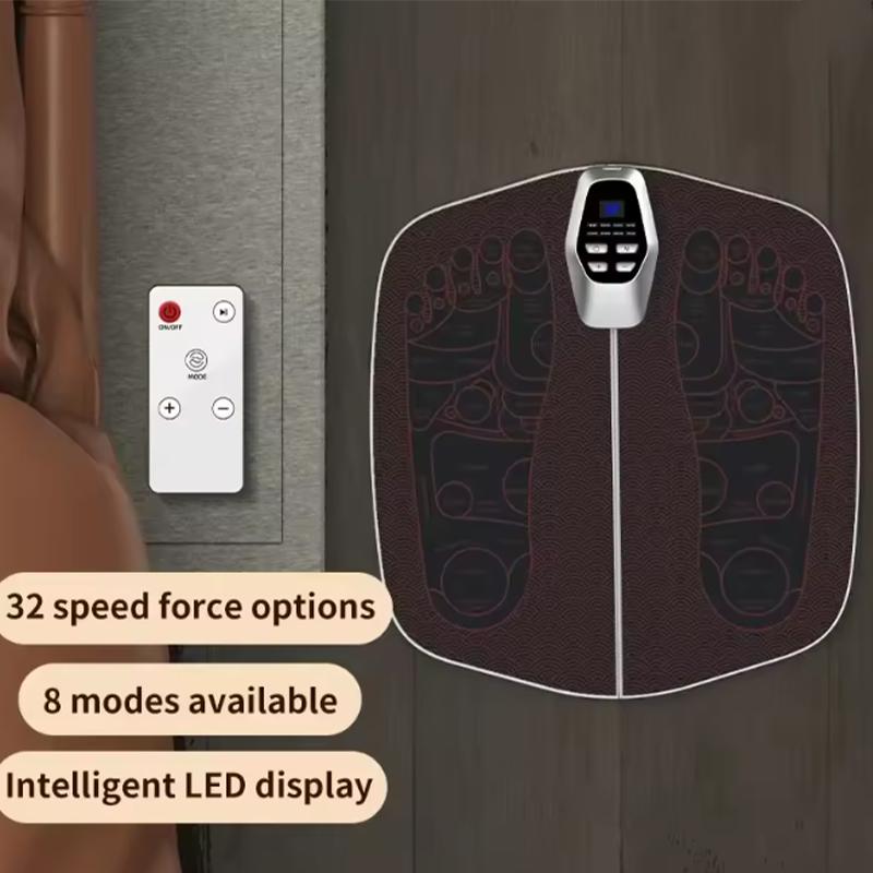 Intelligent Foot Pads Massager 2025 New Popular - Pulse Physiotherapy Microcurrent Function Multi-mode Health Foot Massager