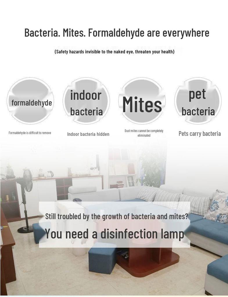 Yichen Medical-Grade Ultraviolet Disinfection Lamp for Household and Infant Use