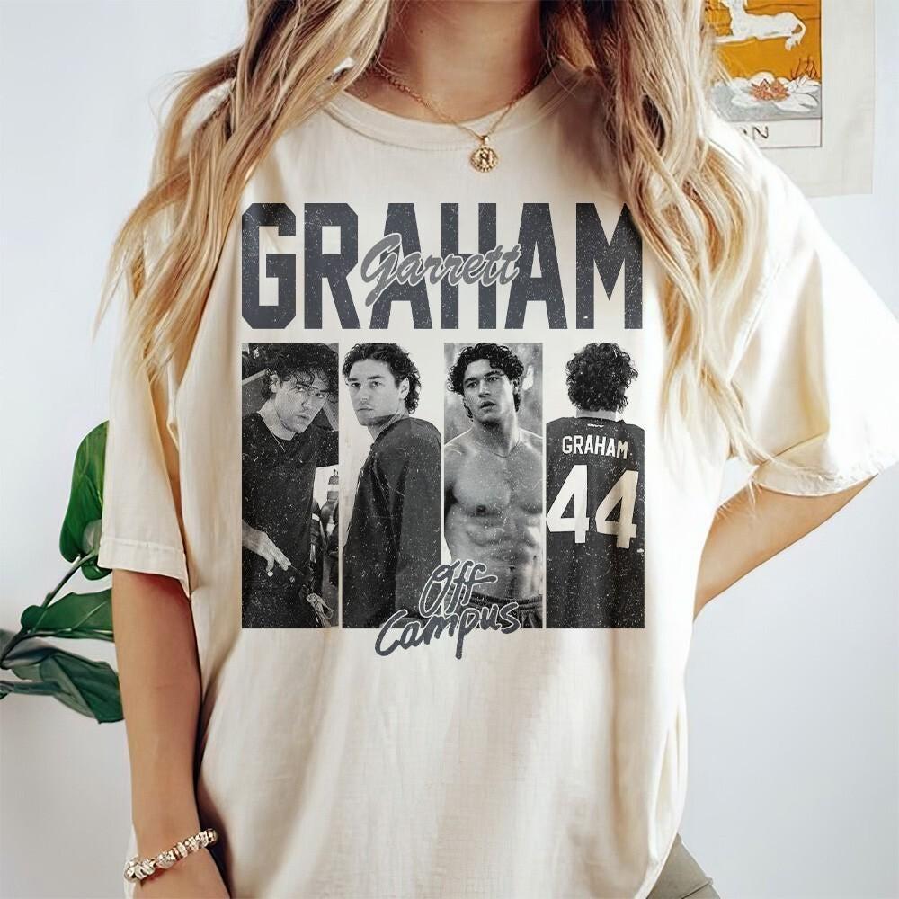 TV Off-Campus Garrett Graham Graphic Briar University 2026 T Shirt 100%Cotton Unisex Men‘s Women's T-Shirt Y2k Fans Casual Tee Unisex,gift,Top