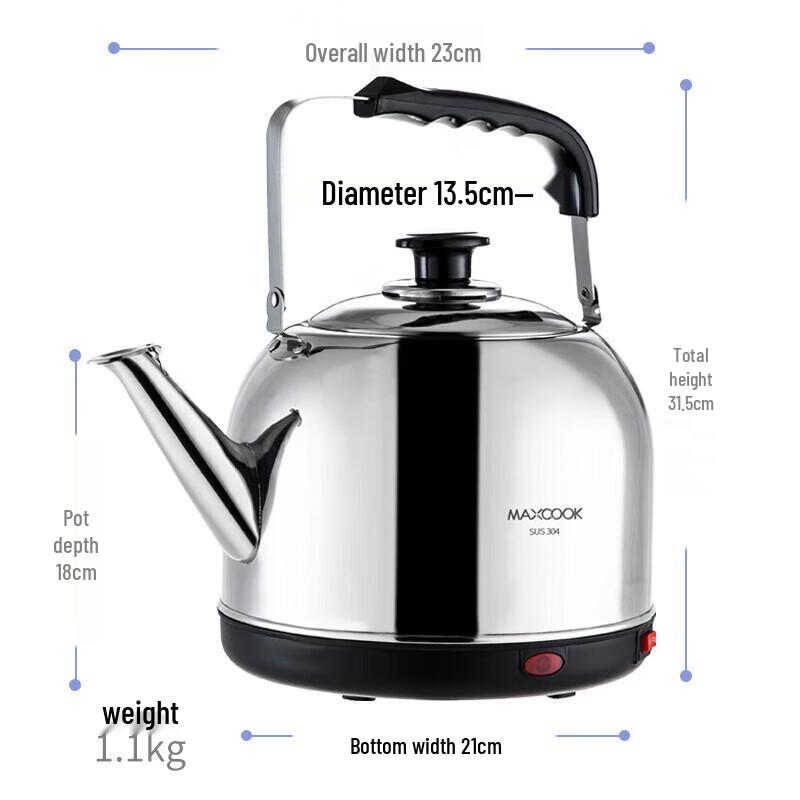 MAXCOOK 304 Stainless Steel Kettle