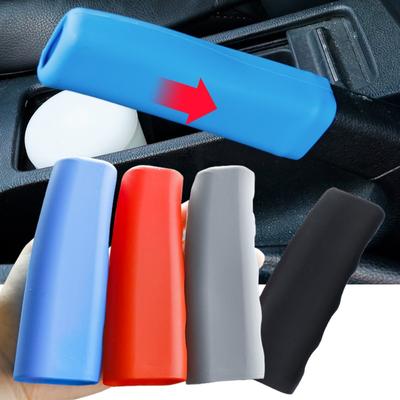 Auto Silikon Handbremsmanschette Universal Wellenförmig Anti-Rutsch Parkbremse Dekoration Abdeckung Waschbar Auto Innenzubehör