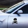 D5BE Skull Metal Stickers Motorcycle Badge Skull Car Emblems for Car & Motorcycles Enhances Your Ride with Unique Design