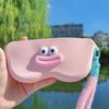 Plush Handle Eyeglasses Organizer Korean Style Silicone Sunglasses Protector  Outdoor