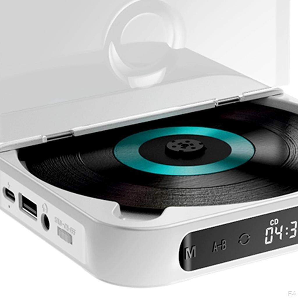 Compact Audio Music Player, Desktop Cd LCD Touch Screen, Portable Player for