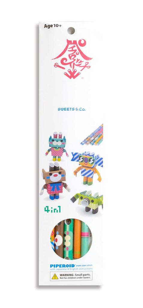 PIPEROID Sweets Company Paper craft kits that can be enjoyed by elementary school students to adults Perfect for boys and girls who love & - -