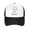 Stickman Funny Bro Trucker Hat For Men Women Summer Breathable Mesh Side Hats Caps Adjustable Fit For Casual Wear