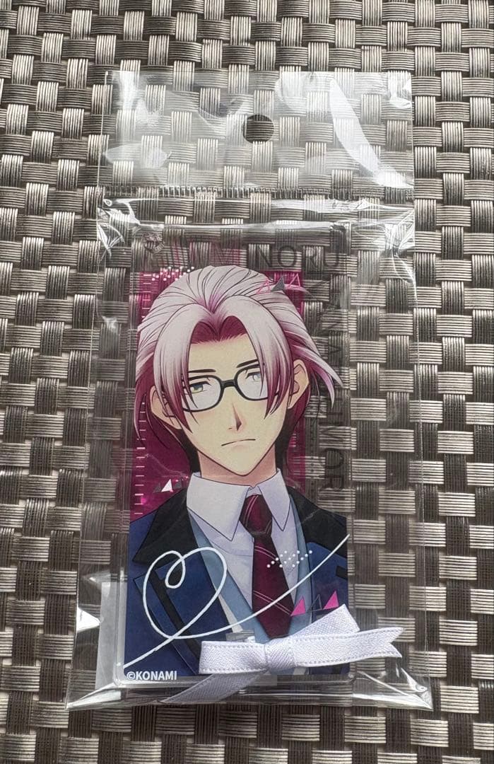 Tokimeki Memorial GS4 Ribbon Tie Acrylic Plate Keychain Nanatsumori Minoru