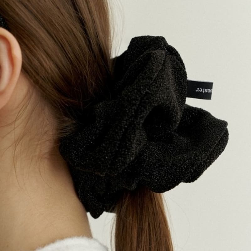 LOVE ME MONSTER Glitter Hair Scrunches L_3Color