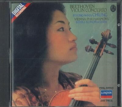 CD KYUNG WHA CHUNG  Beethovenviolin Concerto In D Majo F35L50054 POLYDOR Japan Classical Used