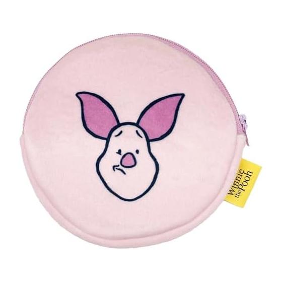 MORIPiLO Tissue Case Piglet Disney Goods Stuffed Toy Pouch Small Cute 13x13cm (Funny Face Pink) Disney Character Pillow Morishita
