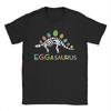 Oversized T Shirt Eggasaurus Easter Stegosaurus Dinosaur 100 Cotton T Shirts  Fashion Tshirt  Pattern Short Sleeve Clothing