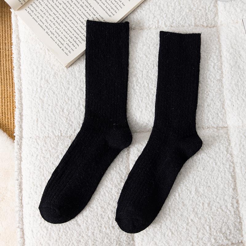 Female Autumn and Winter Thickened Warm Drum Wool Pile Socks