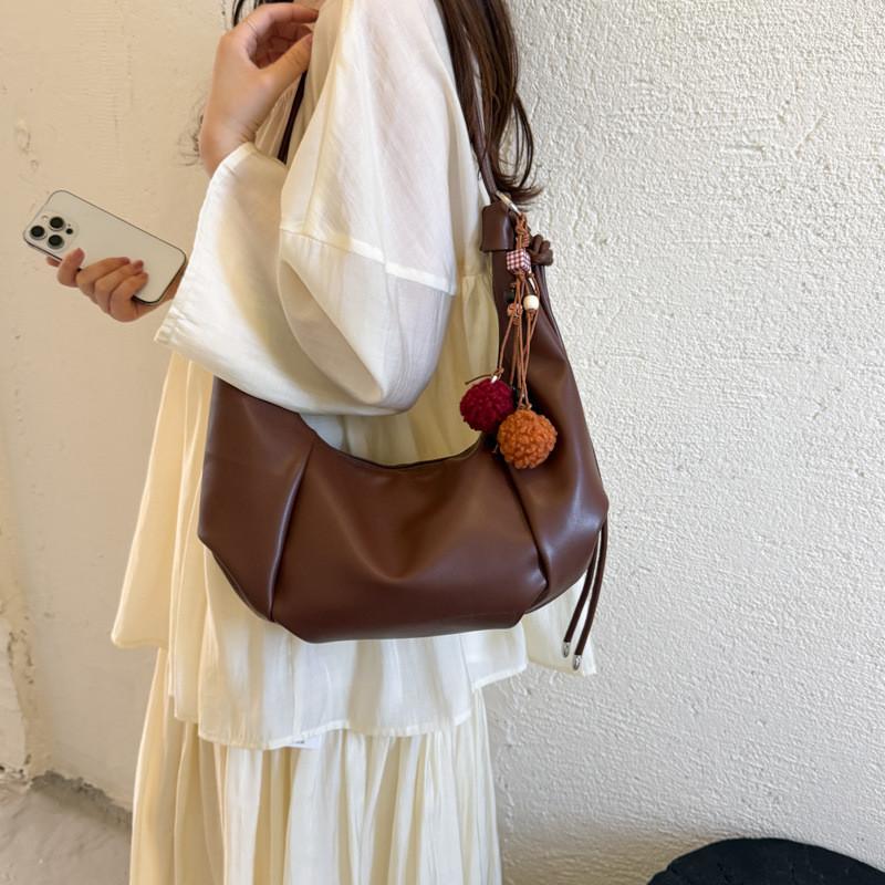 Pu Large Capacity Satchel Bag For Women Urban Minimalist Style Crossbody Pouch
