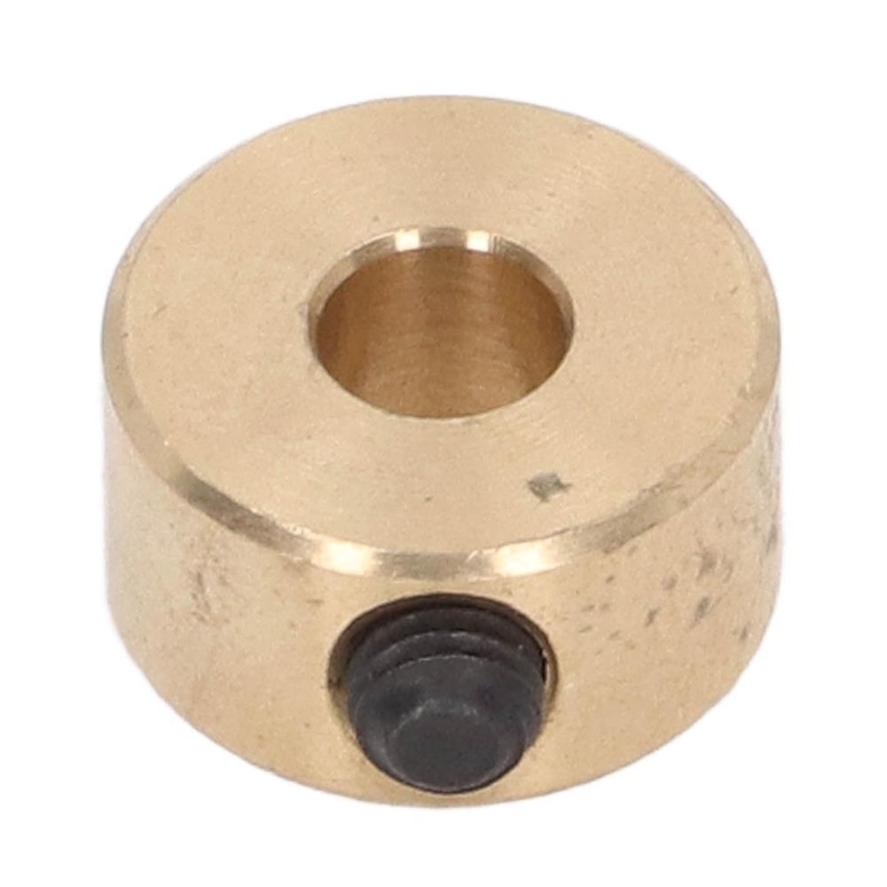 Precision Brass Material Drill Stop Collar Yellow Shaft Positioner Brass Drill Bit Depth Stop Collar Woodworking