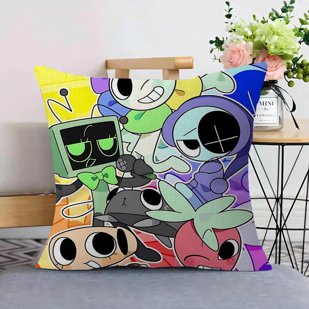 D-Dandys WorldS Cartoon Personalized Pillow Cover Kids Bedroom Wild Party Decor Pillowcase Kid Birthday Shower Gift