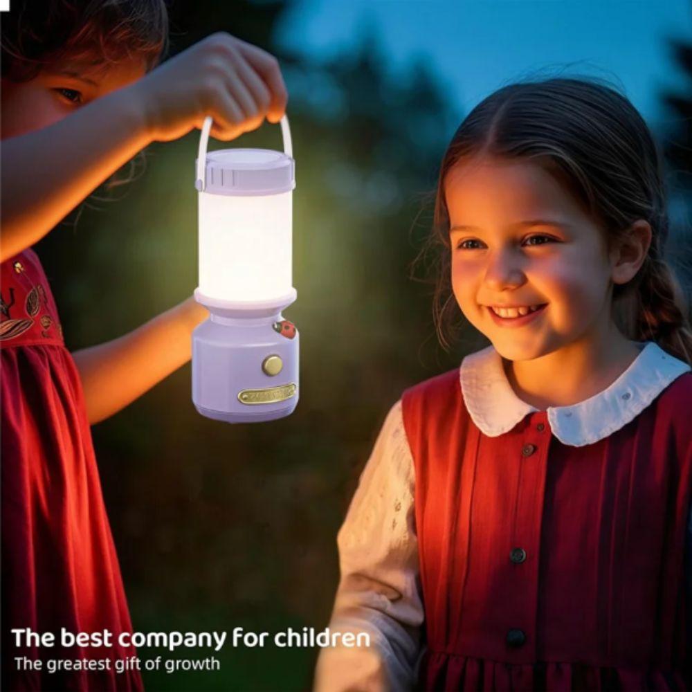 3 Color Stepless Dimming LED Camping Lamp Rechargeable Battery LED Technology Rechargeable Light Hanging Function