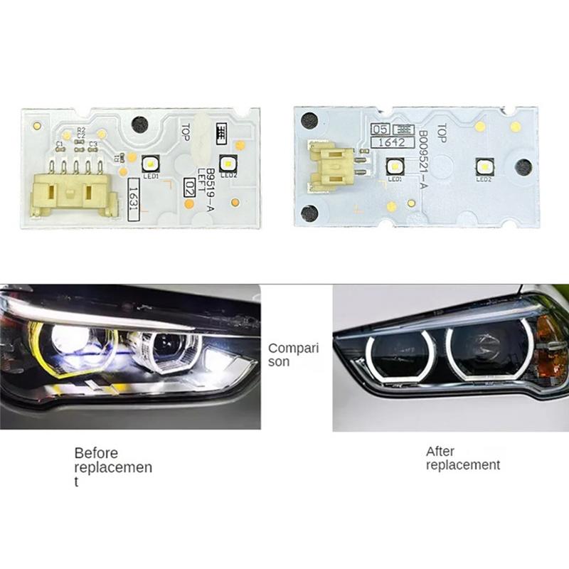 Плата Circuit Board DRL Chip Ballast Chip Белый Свет Автомобильные Фары Для BMW X1 F48 F49 2016- Плата Источника Света