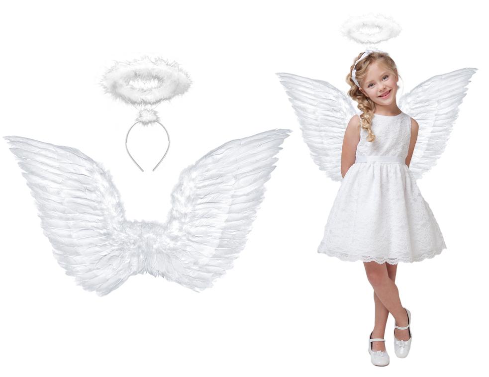 Angel Wings With Halo Set 1 Pack
