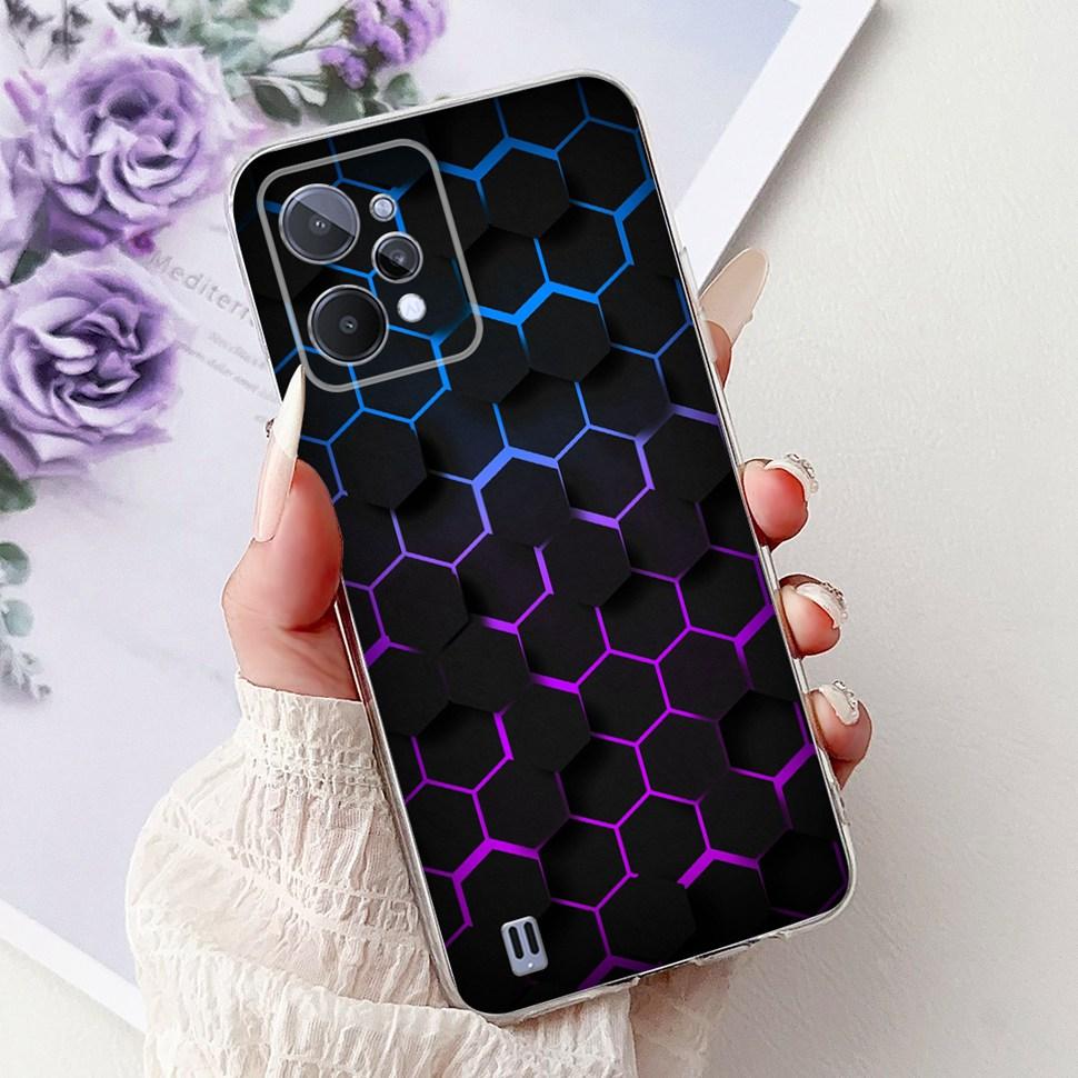 For Realme C31 Case Cute Butterfly Bear Cartoon Back Cover Phone Cases For Realme C 31 C31 4G RMX3501 RealmeC31 Soft Fundas